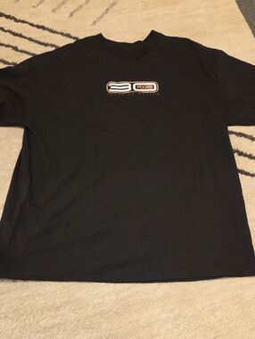Black Graphic Short Sleeve Crewneck T-Shirt